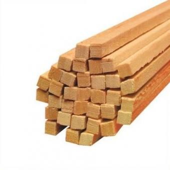 Holz-Vierkantstäbe 30cm für Zuckerwatte 1000 Stück