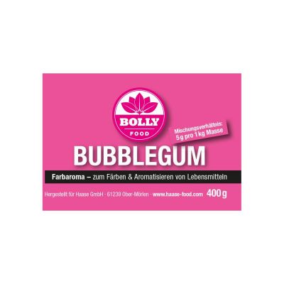 Farbaroma Bubble Gum rosa 400 g Glas