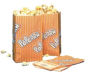 0,5 L bis4 L Volumen Popcorntüten Papiertüten VE 500 St bis 1000 St. 