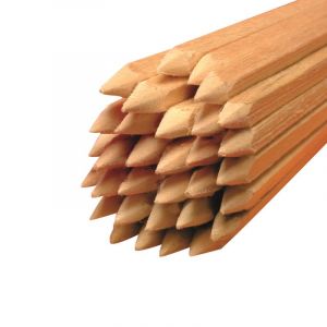 Holz Vierkantstäbe gespitzt für Bananen Ø 4 mm Länge 260 mm 4000 Stück